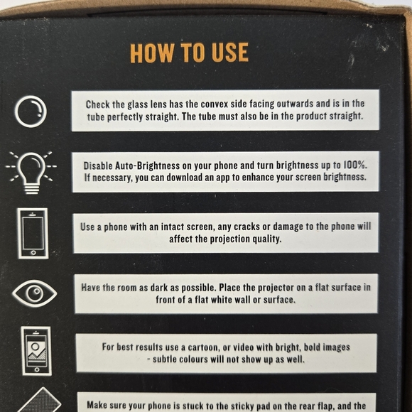 NIB Smartphone Projector 2.0 cinema in a box - Picture 5 of 9